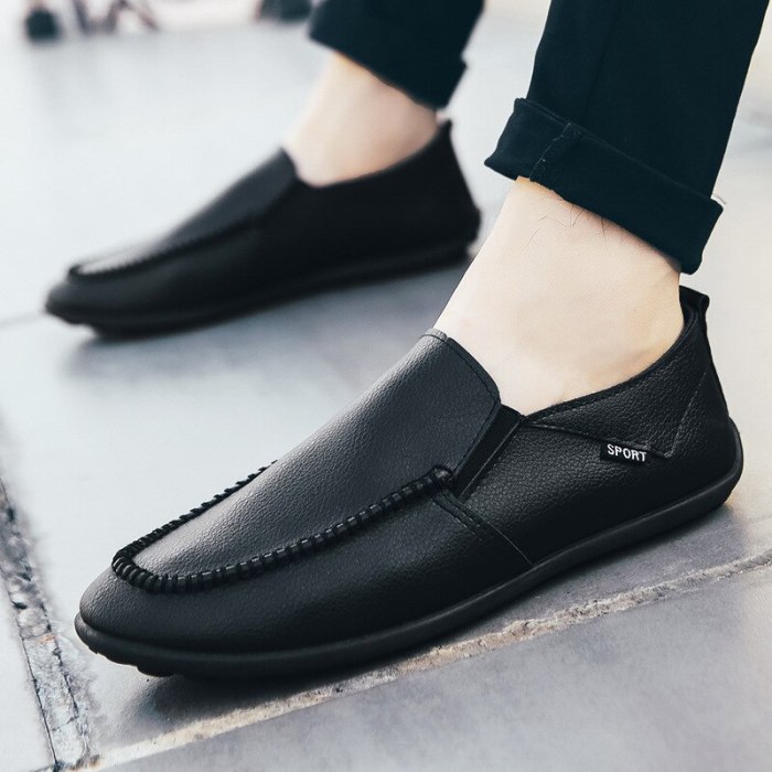 Men Shoes Leather Loafers Casual Shoes Men Flats 2021 Moccasins Soft Slip on For Men Loafers Driving Shoes