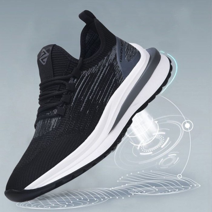 Men's Netting Thick Soled Casual Sneakers
