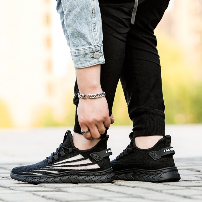 Summer New Mesh Solid Color Wear-Resistant Low-top Flat Sneakers
