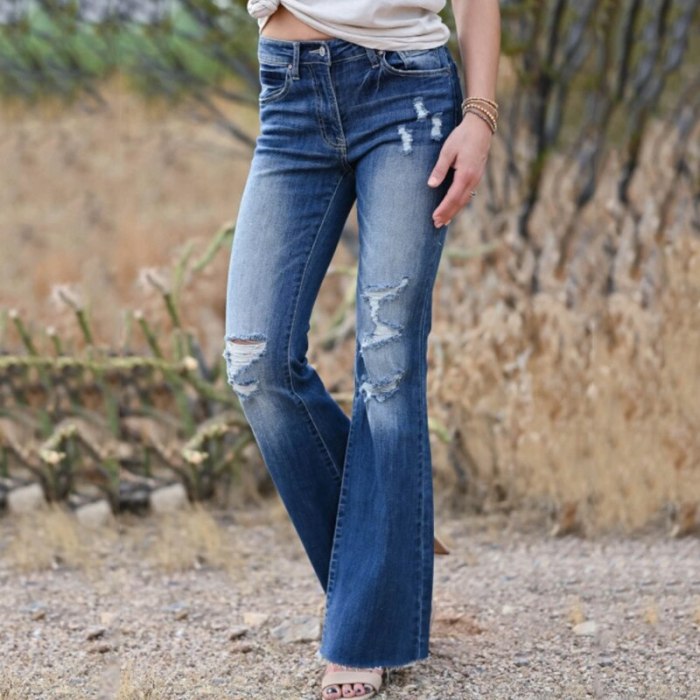 Jeans 2021 summer Korean version denim long design casual new thin women motorcycle trousers