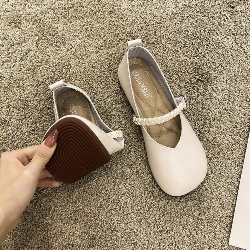 Square Toe Casual Woman Shoe Knitting Flats Loafers With Fur Modis Female Footwear Slip-on New 2021 Round Moccasin Summer Dress