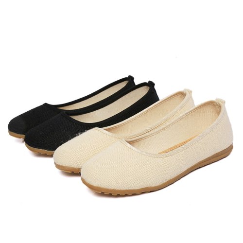 Classics Solid Round Toe Ladies Loafers