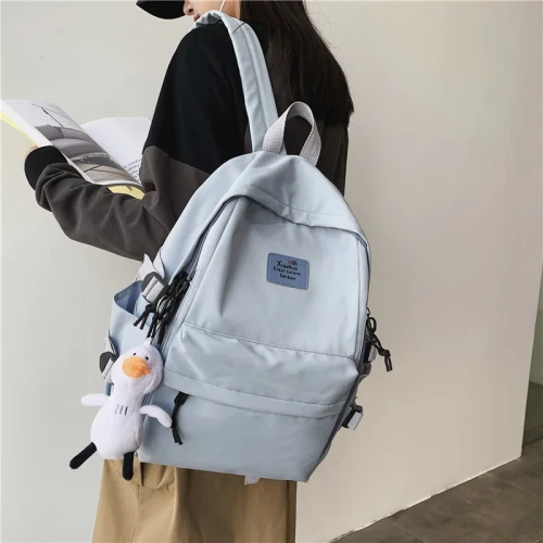 New Casual Backpack Kawaii Women Backpack Nylon Waterproof School Bags For Teenager Girls Shoulder Bags Mochilas Rucksacks