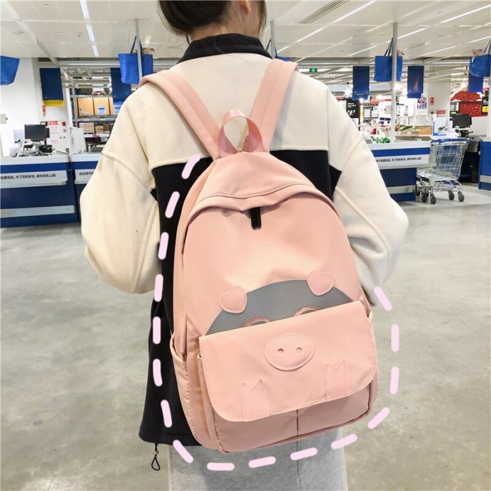New Hot Fashion Preppy Style Cute Canvas School Bag