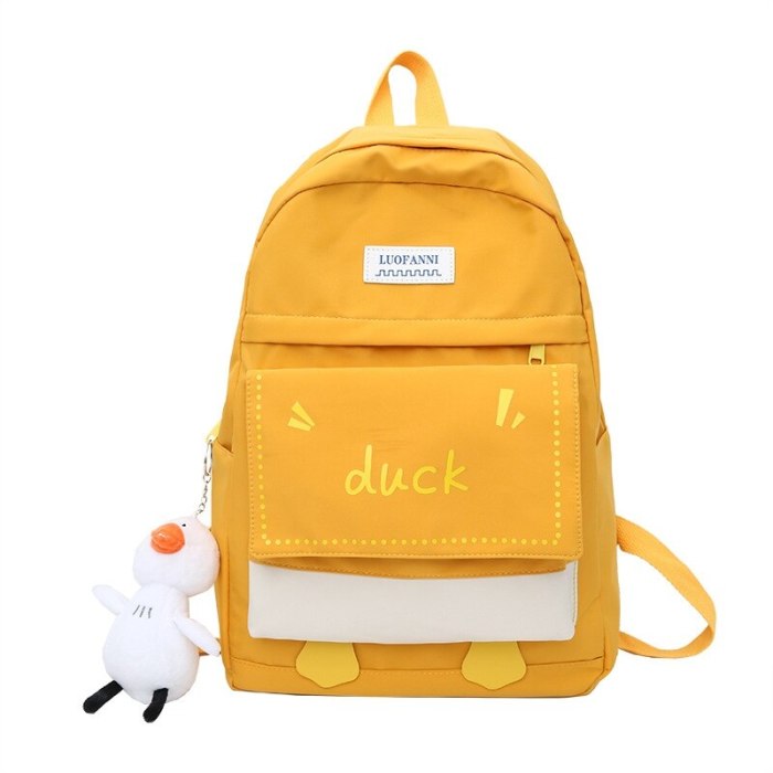 New Korean Version Large-capacity Simple Backpack