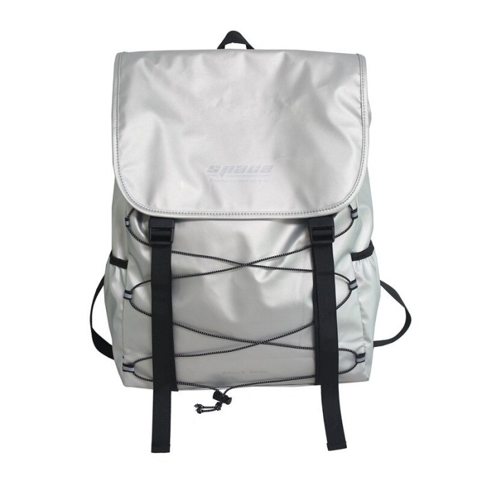 Backpack Couple Backpacks Reflective Stripe Fashion Travel Backpack Large-capacity Backpacks Mochila Para Hombre