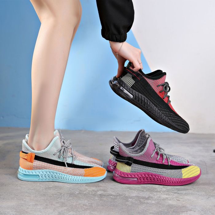 Women Sneakers Breathable Ladies Sports Shoes Non-slip Student Casual Female Shoes Soft Womens Running Shoes