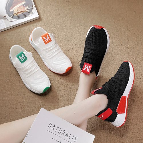 Breathable Comfortable Net Shoes Sports Shoes Flat Casual Shoes Women 2021 Spring And Autumn New Style