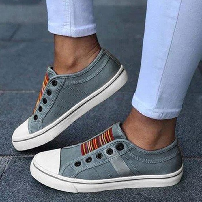Fast Shipping Women Vulcanized Sneakers Breathable Flat Casual Classic Shoes Woman Spring Autumn Canvas