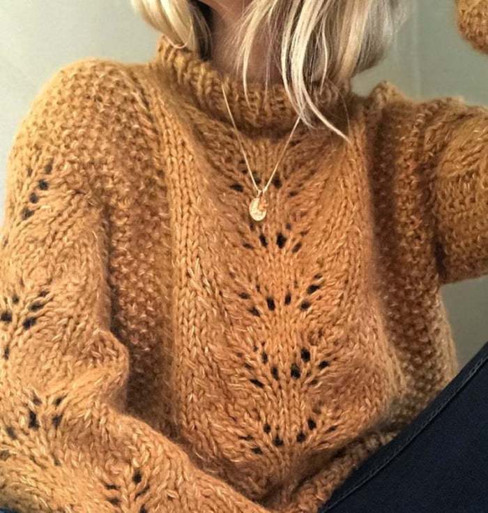 Women O Neck Hollow Out Sweater