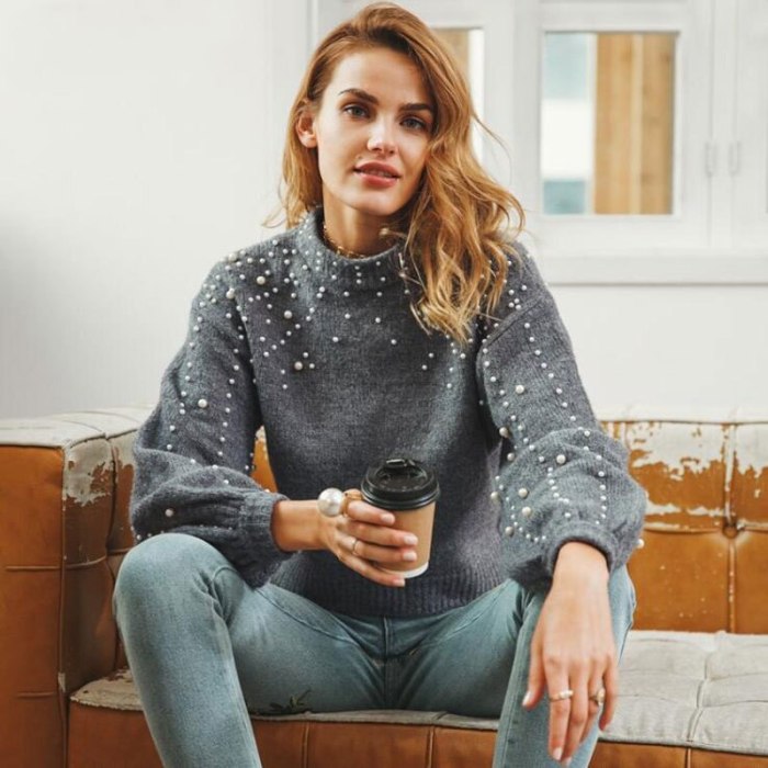 Women's Fashion Fall Winter Vintage Sweaters