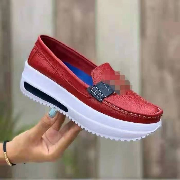 Women's Loafers 2021 Autumn New Thick-soled Lazy Shoes Outdoor Comfortable Casual Shoes Luxury Brand Designer Women's Shoes