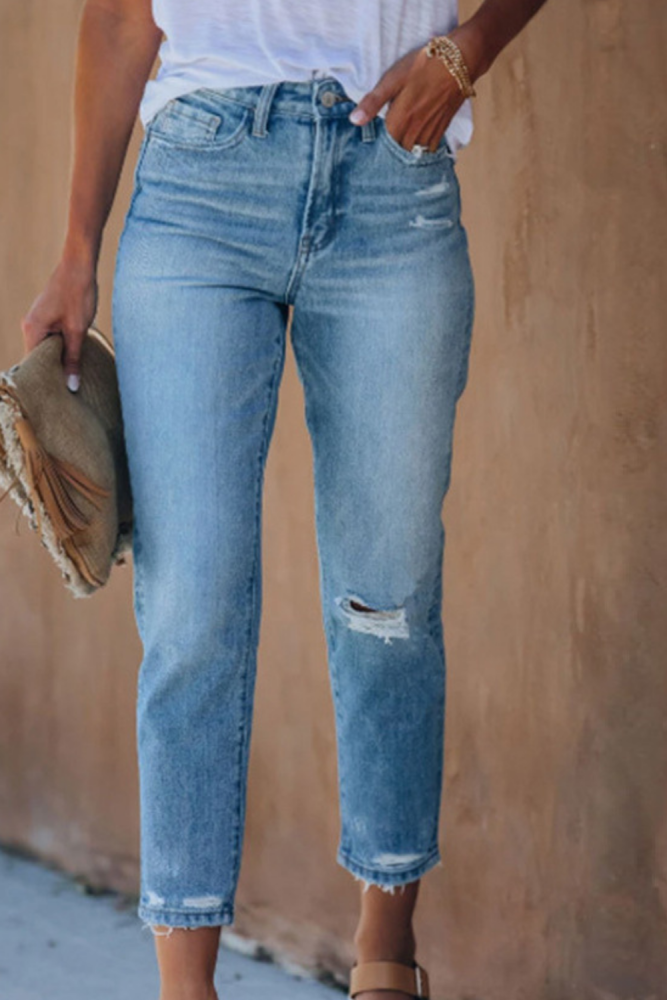 Vintage high waisted jeans woman bleached woman's jeans for women ripped harem pants boyfriend jeans women's jeans Plus size