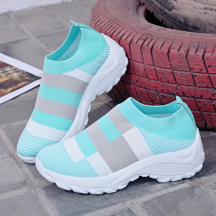 Summer Shoes Flats Zapatos Planos Casuales Plus Size Slip on Sneakers Women Tenis Feminino Casual Baskets Femme Tennis Casual