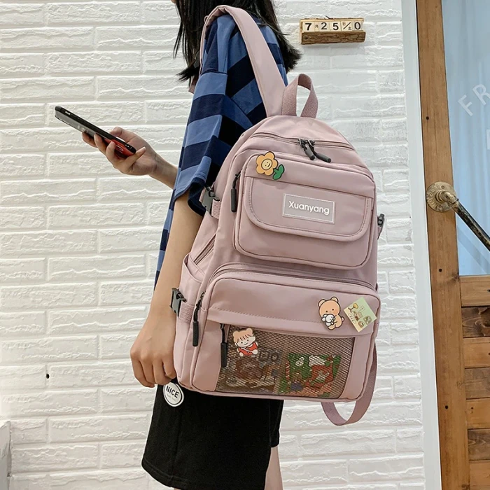 Women Travel Big Capacity Nylon Backpacks