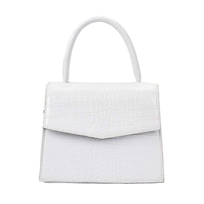 Hand Bag Female Small Square Shoulder Bag Alligator Pattern Messenger Bag For Women 2021 Soft Pu Leather Tote Bags
