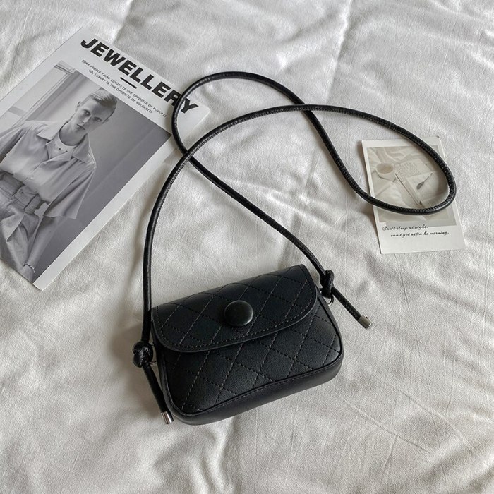 Diamond Lattice Casual Shoulder Messenger Bag 2021 Summer New Small Purse Women's Designer Handbag Fashion Simple Crossbody Bags