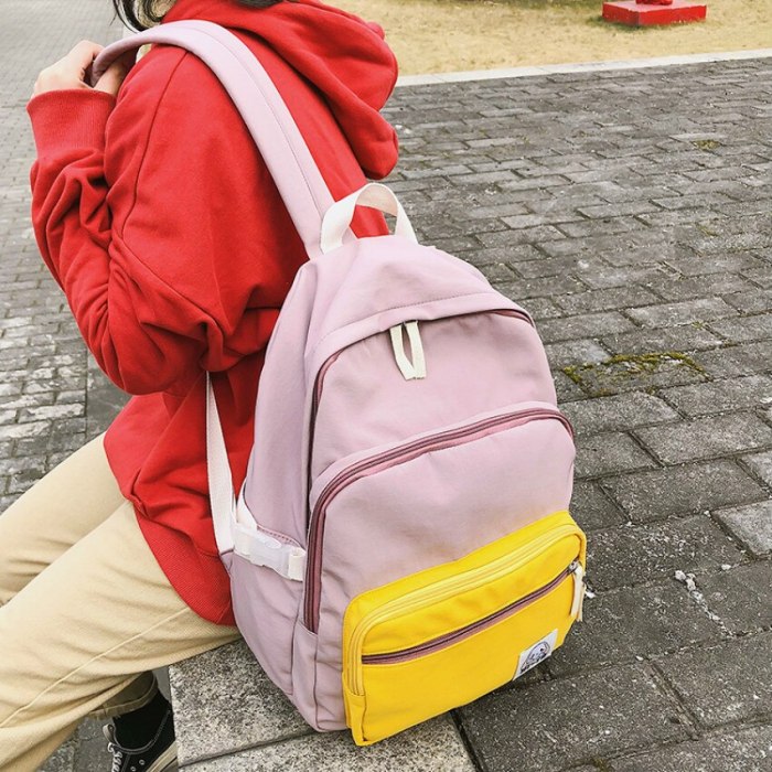 Women's Waterproof Nylon School Backpacks for Teens
