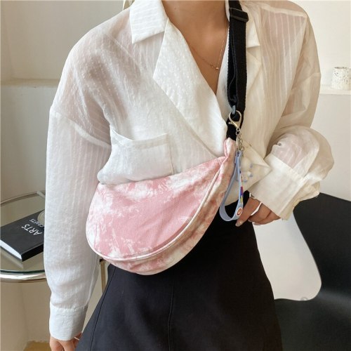 New Fanny Pack For Women Canvas Waist Bag Ladies Fashion Bum Hip Bag Travel Crossbody Chest Bag Trendy Zipper Female Belt Bag