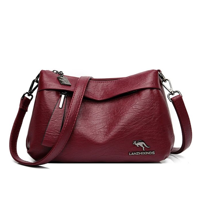 New Blue Leather Bags Women Purses and Handbags Luxury Handbags Women Bag Designer Brand Shoulder Crossbody Bags for Women 2021