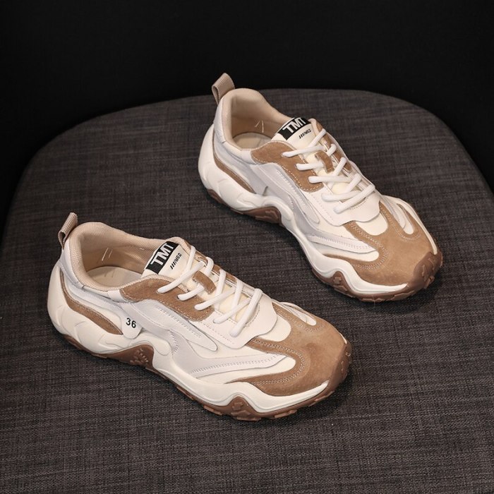 Sneakers Women Shoes Sport Ladies Trainer 2021 New Fashion Casual Thick Bottom Breathable Platform Sneakers Women Basket
