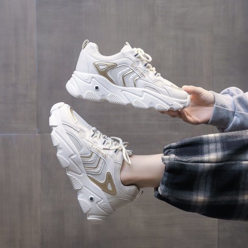 Women Sneakers New Fashion Mesh Platform Sneakers Vulcanize Shoes Woman Platform Thick Sole Running Casual Shoes Trainers