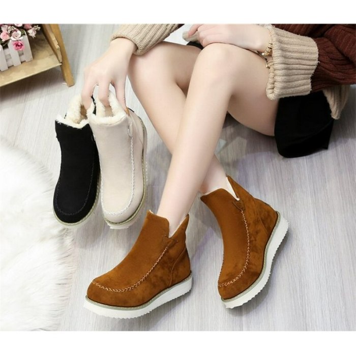 Women's New Style Thick-soled Cotton Boots