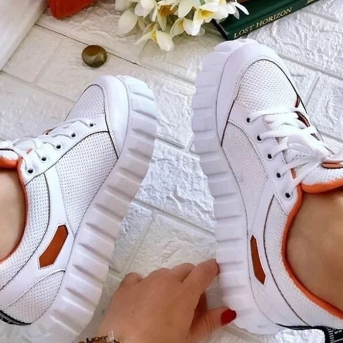 Women Shoes Walking Sport Sneakers Lady Daily Casual Stylish Use 2021 Fashion Design Breathable Women Sneakers
