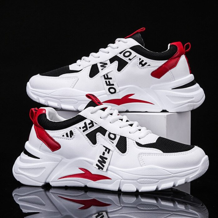 Men Lace-up Comfortable Fashion Sneakers