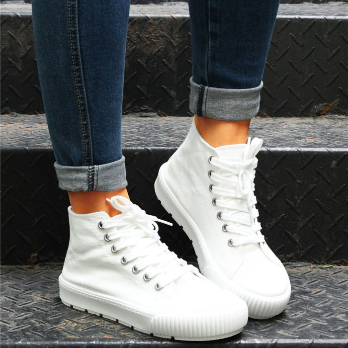 2022 New Women Shoes Sneakers Canvas Flats Comfort Non-Slip Female Fashion Vulcanized Shoes Outdoor Breathable Ladies Footwear