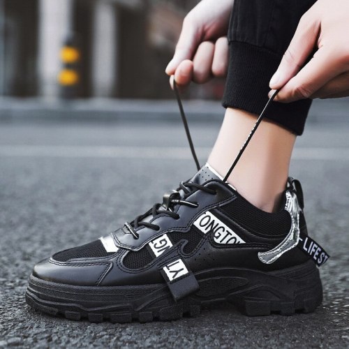 Men High Quality Casual Lace Up Sneakers