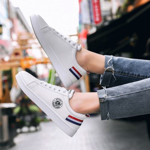 Man Sneakers For Teens Boys School Sport Shoes Male Causal White Sneakers Flat Shoes Size 44 Men's Leather Shoes Spring Footwear