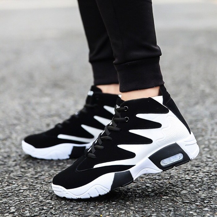 Men High Top Casual Flat Lace-up Sneakers