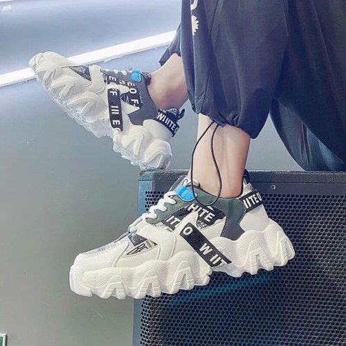 Men's Skateboarding Shoes High Top Leisure Sneakers Breathable Street Shoes Sports Shoes Hip Hop Walking Shoes