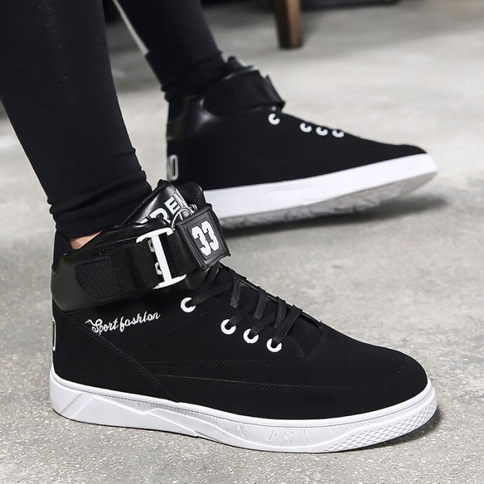 Men's High Top Lace Up Sneakers