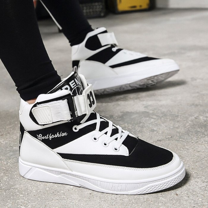 Men's High Top Lace Up Sneakers