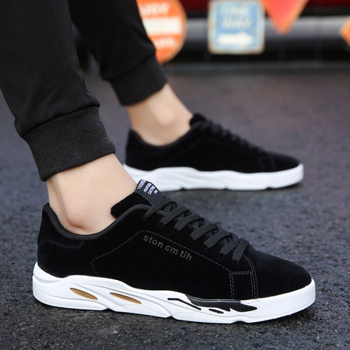 Male Lace Up Comfortable Street Shoes