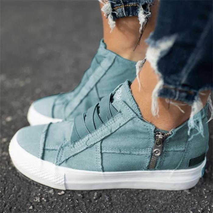Women's Vulcanized Shoes 2021 Spring Hot Sell Slip On Solid Color Ladies Sneakers Comfortable Flat Outdoor Female Casual Shoes