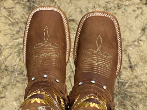 Cowboy Boots For Women Autumn Westerm Boots Retro Booties Women Ladies Shoes Botas