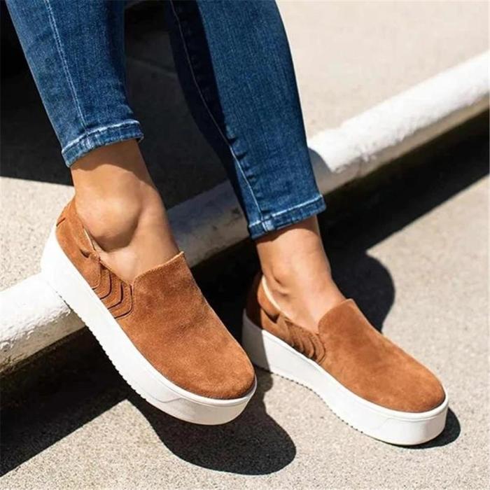2021 casual shoes loafers spring and autumn flat loafers thick sole loafer casual women's shoes large size