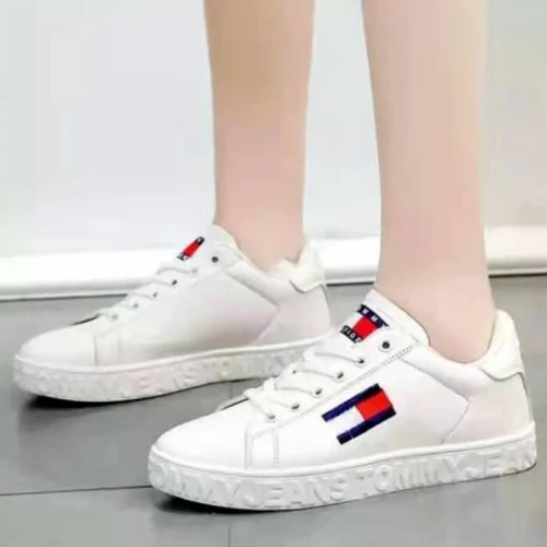 2022 Women Shoes Spring Autumn Leisure Imitation Leather Flat Shoes Lace-up Low Top Womens Sneakers Couple Chunky Leisure Shoes