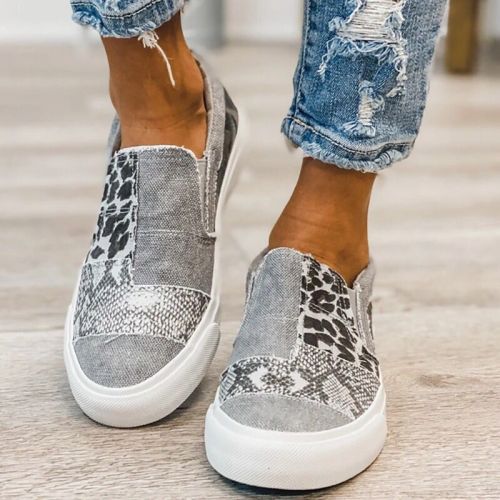 Autumn Women Flat Shoes PU Canvas Gladiator Shoes Women Luxury Designers Wedge Ladies Casual Beach Office Party Sneakers