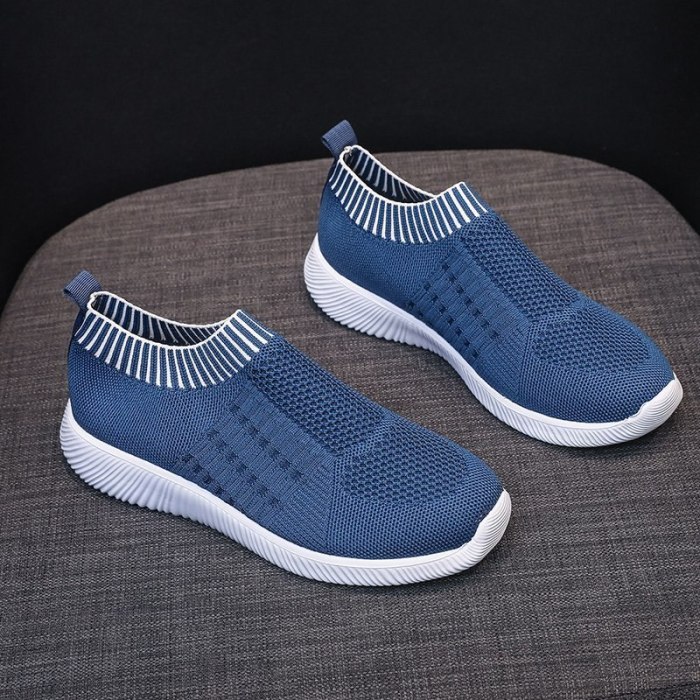 New Plus Size Casual Flying Woven Women Flats & Loafers