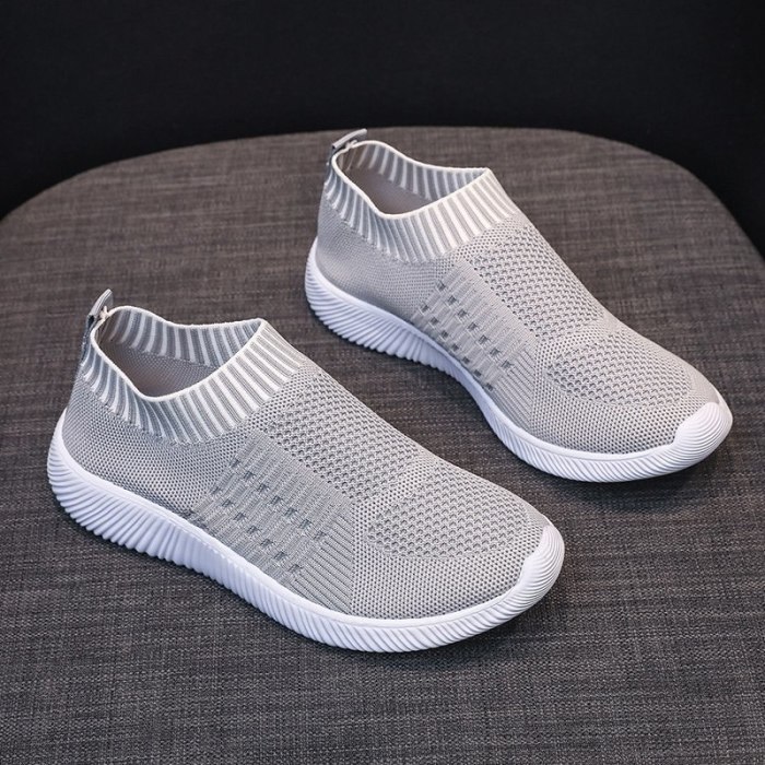 New Plus Size Casual Flying Woven Women Flats & Loafers