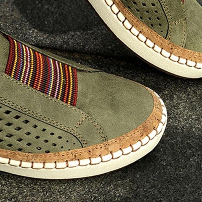 2021 Spring Slip On Sneakers Shallow Loafers Women Vulcanized Shoes Breathable Hollow Out Female Casual Flats Ladies Comfortable