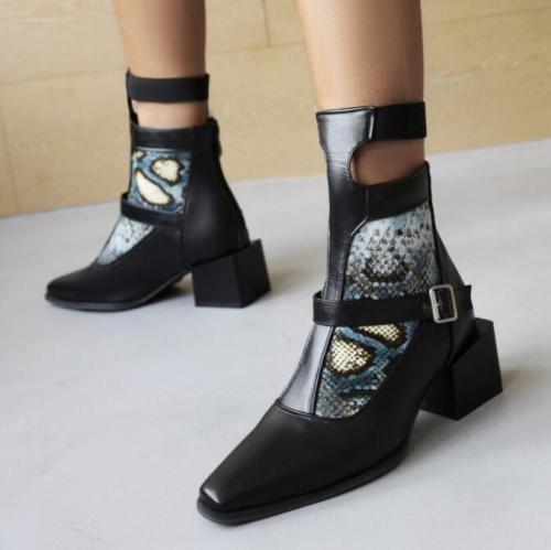 High Heels Luxury Designer Women Shoes Ladies Pumps Sexy Spring Summer 2021 New Fashion Party Shoes Genuine Leather Square heel