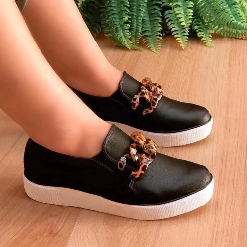 2021 Spring Women's Sports Shoes Fashion Women's Sneakers Leather Shoes Loafers  Platform Shoes Casual Leather Shoes Mules Shoes