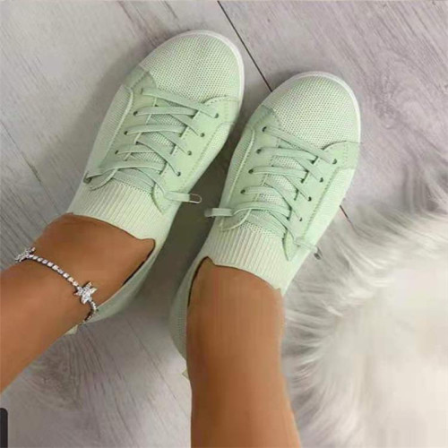 Women Flats Sports Shoes 2021 New Spring Autumn Weave Breathable Casual Soft Cozy Shoes Designer Running Walking Sneakers