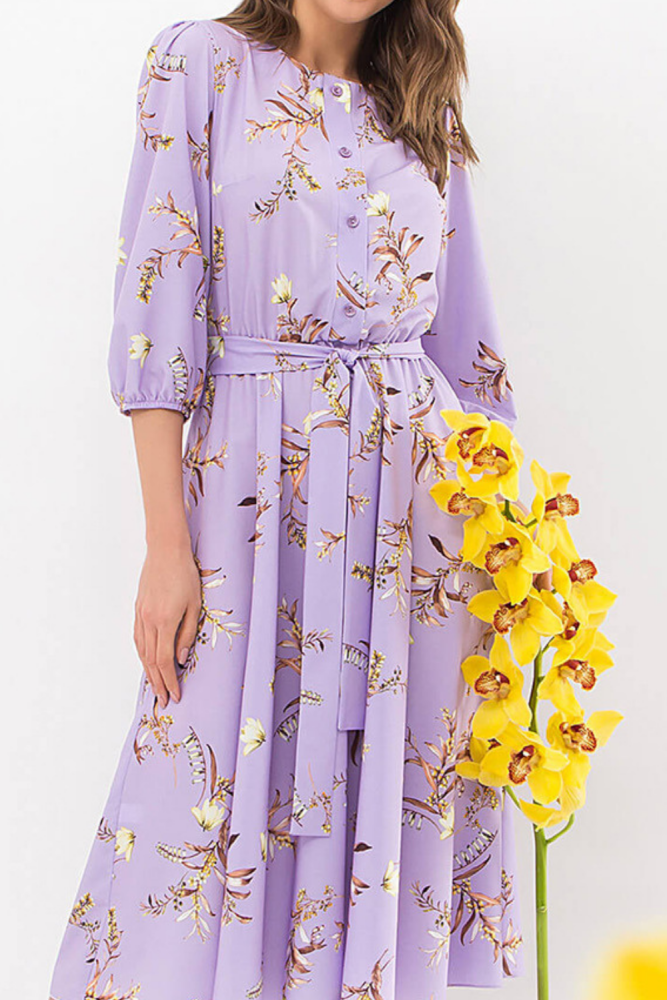 Women Long Purple Fairy Dress Vintage Elegant  Maxi Dress