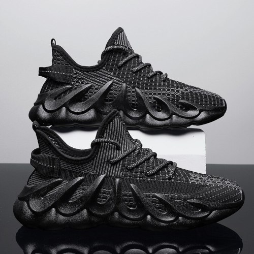 Sports Shoes 2021 Summer New Octopus Men's Shoes Fashion Korean Style Breathable Flying Woven Casual Shoes Wholesale
